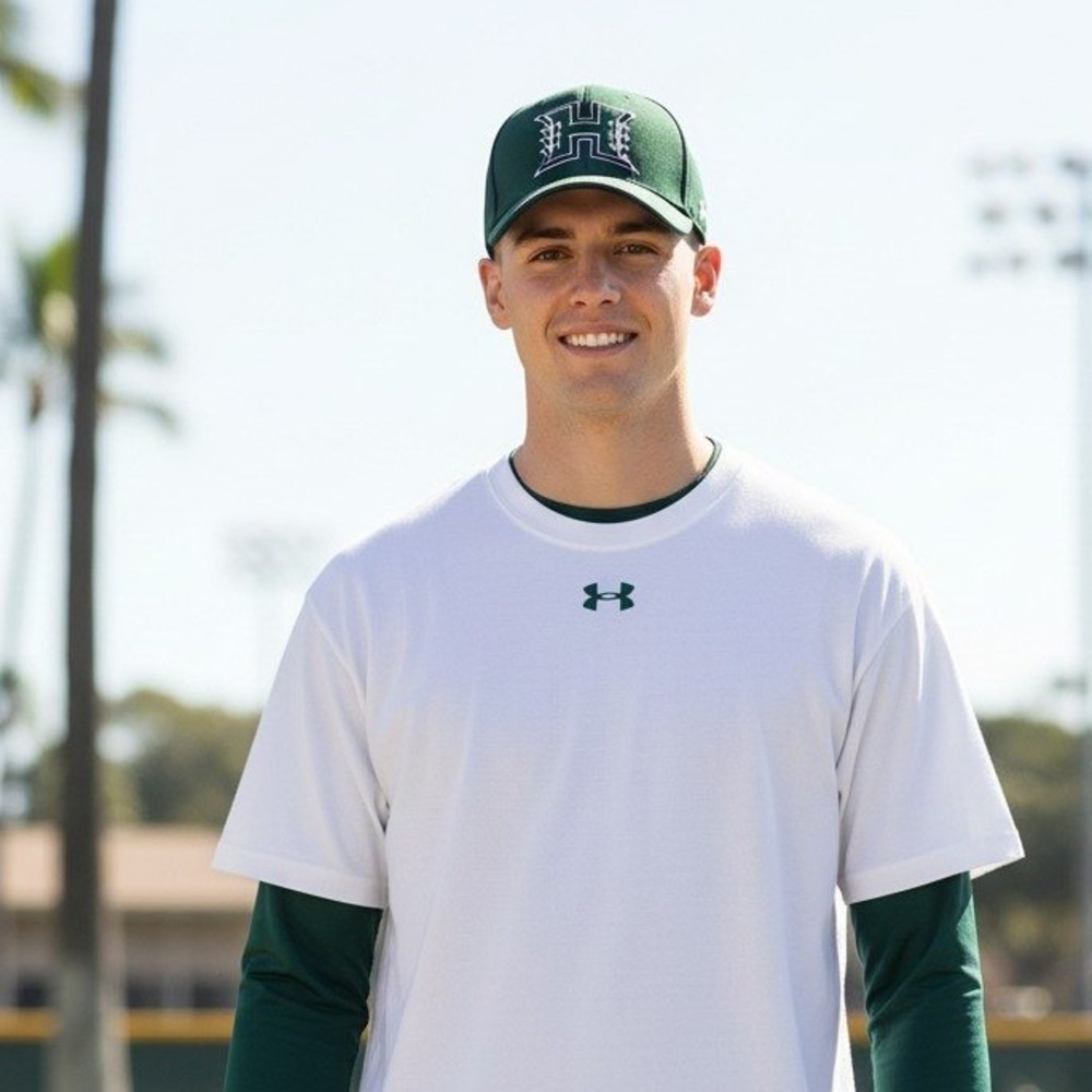Under Armour Hawaii Warriors Mens OSFA Green Iso-Chill Adjustable Baseball Cap